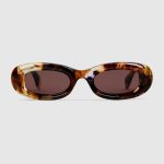 Oval frame sunglasses